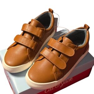 Cat & Jack Tan Kids Velcro Shoes -12